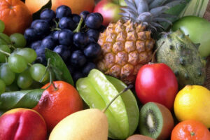18 種水果和蔬菜的份量
